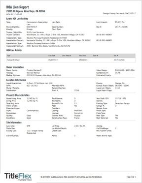 HOA Report